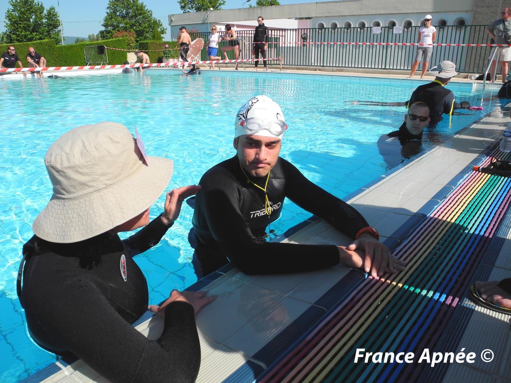 Manche de Coupe de France (Pierrelatte, 2012) photo : France Apnée