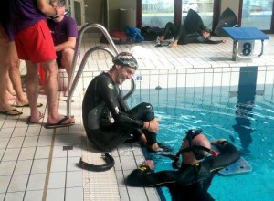 Vincent Mathieu tout sourire après 200m DYN