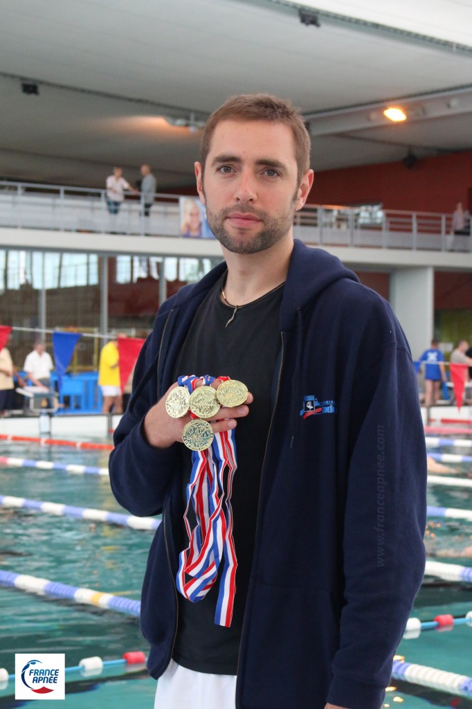 Arthur Guérin-Boéri, champion de France FFESSM 2015 et premier athlète à atteindre les 600 points