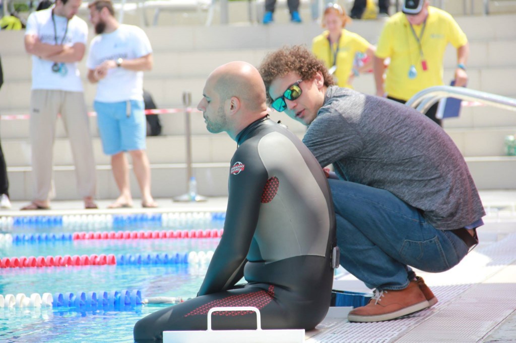 Samo Jeranko coache Goran Colak (photo : Aleksandr Pangaev )