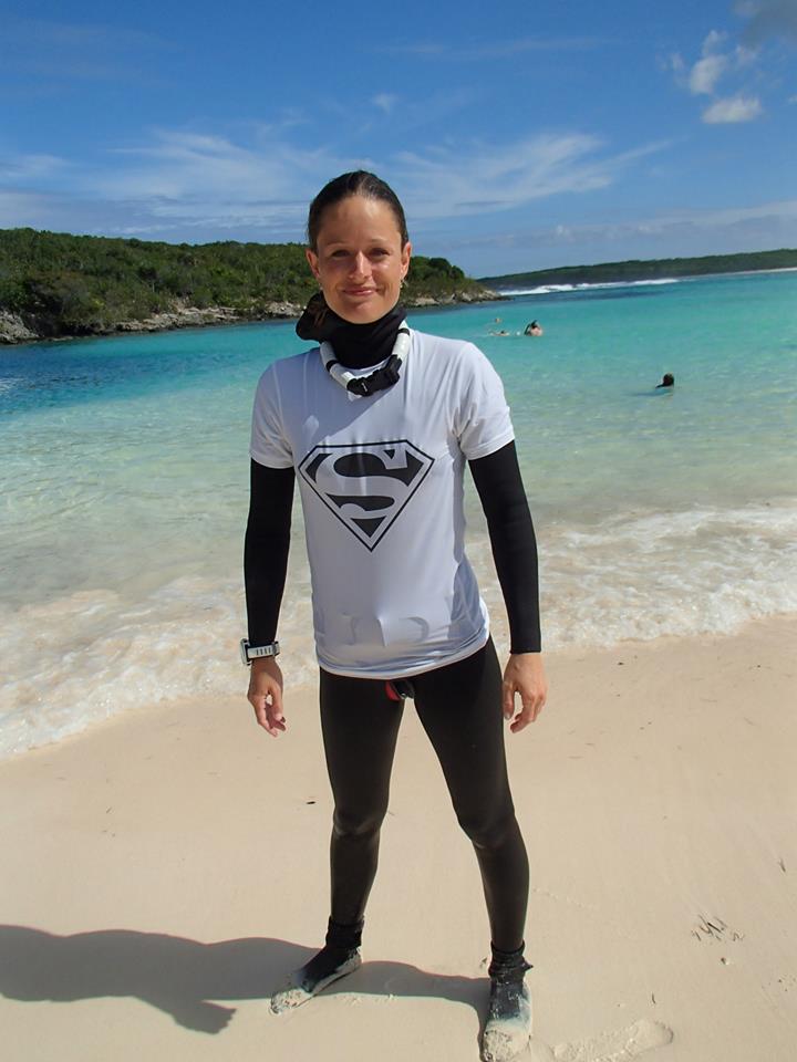 Chloé sur la plage