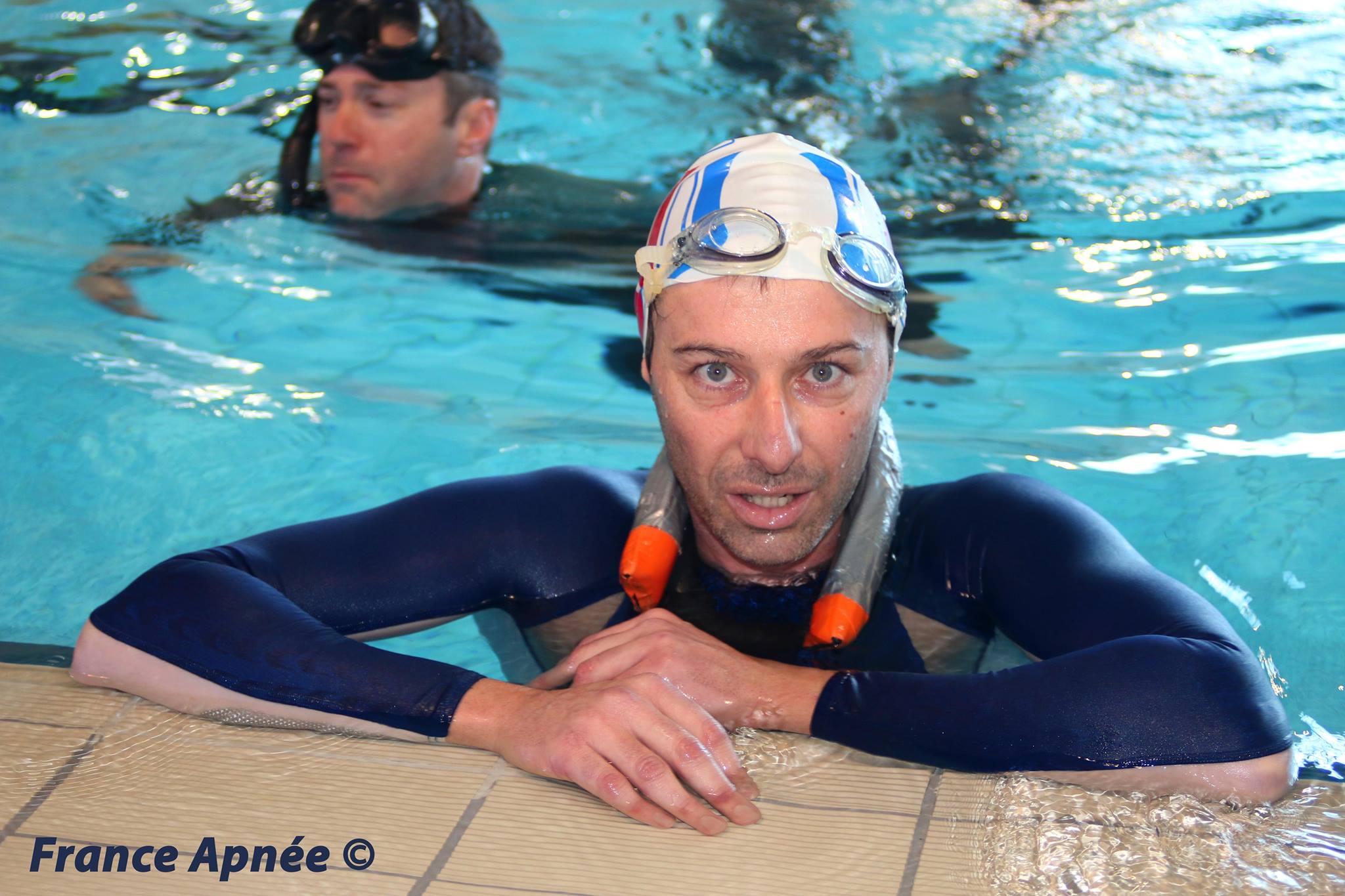 Christophe Bruel après 160m DNF
photo : France Apnée