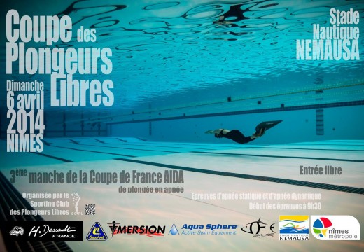 Coupe des Plongeurs Libres 2014 à Nîmes