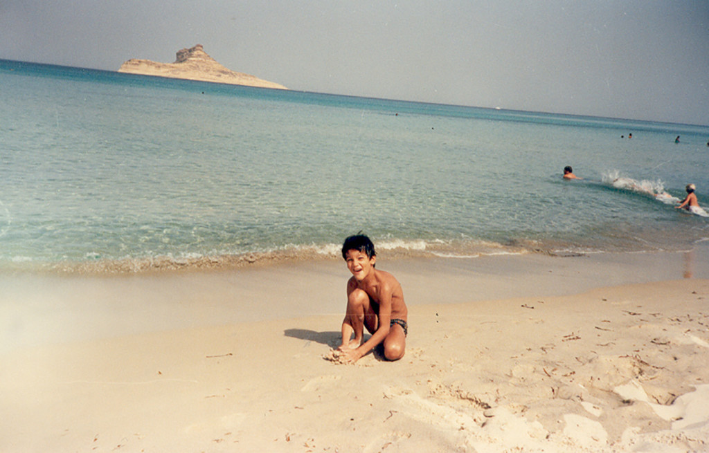  Walid sur une plage tunisienne